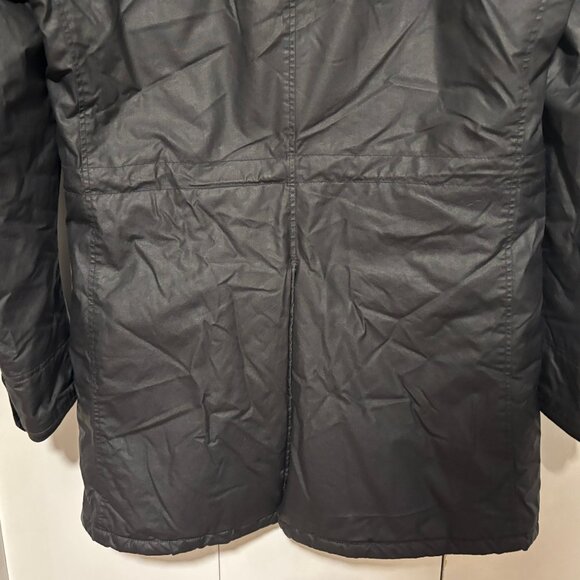 J Lindeberg Black British Millerain Waxed Cotton Field Jacket - Medium (Barbour) - Picture 7 of 13
